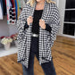 ⏳Time-limited Special⏰Open Front Houndstooth Poncho for Women