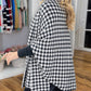 ⏳Time-limited Special⏰Open Front Houndstooth Poncho for Women