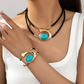 📿 50% OFF NOW! ✨ Vintage Boho Necklace & Bracelet Set - Handcrafted Details with Adjustable Fit, Perfect Bohemian Accents 👒📦