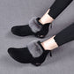 [perfect gift]Winter Women's Elegant Chunky Furry Ankle