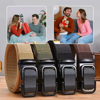 🛡️ 50% OFF NOW! 🔥 Men's Tactical Nylon Belt - Heavy-Duty Buckle & Adjustable Fit, Ideal for Outdoor/Work/Daily Use ⚙️📦