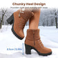 ⏳Limited-time 50% off⏰Women's Thick Warm Chunky Heel Boots👢