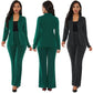 🔥Women's Business Solid Blazer ＆ Pants 2-Piece Set