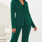 🔥Women's Business Solid Blazer ＆ Pants 2-Piece Set