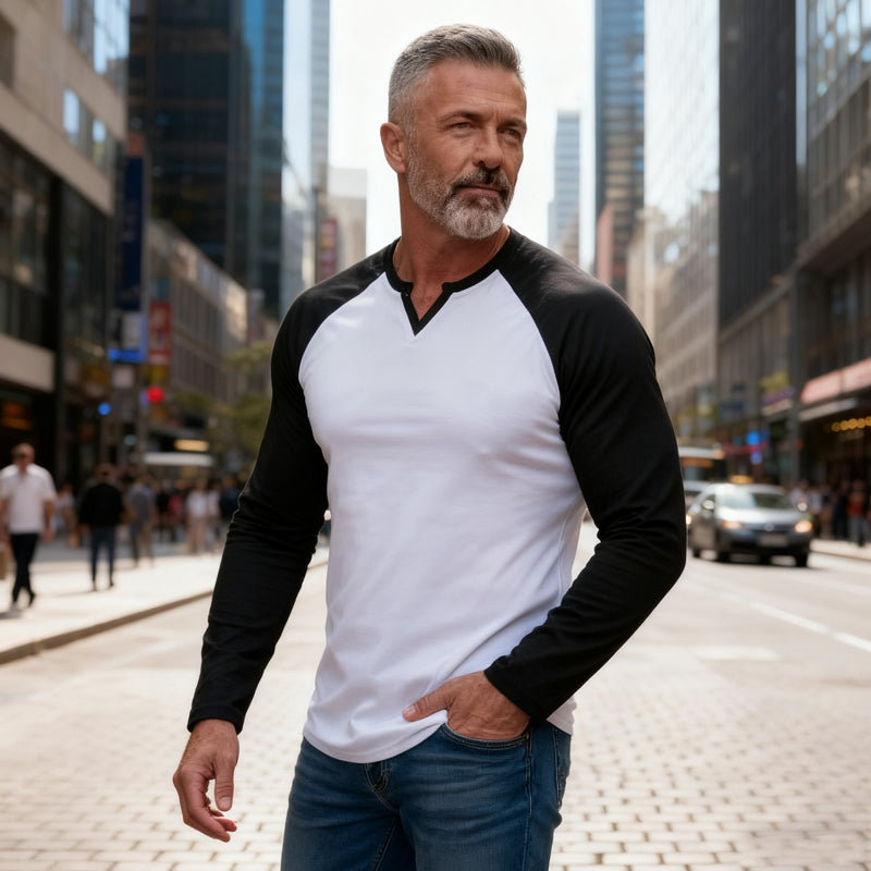 Men's Casual Long Sleeve Top