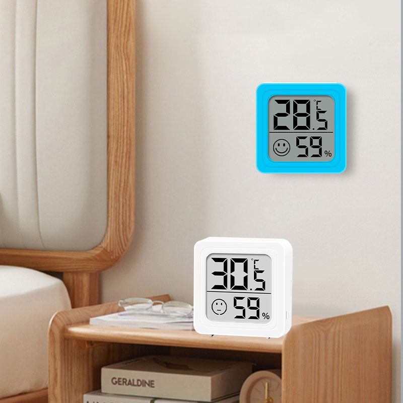 2-in-1 High Precision Temperature Humidity Meter with Digital Display