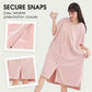 Women's Cosy Hooded Textured Grid Bathrobe