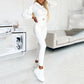 Women's Two-Piece Hooded Tracksuit Set