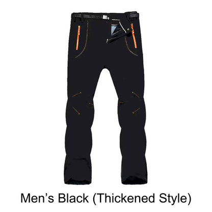 🔥48% off, while stocks last! 🎉 Suitable for men & women 👷‍♂️👷‍♀️Windproof Waterproof Warm Elastic Waist Hiking trousers