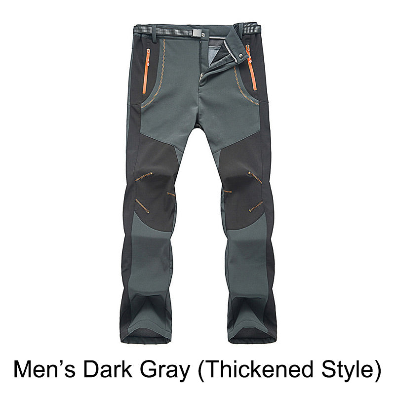 🔥48% off, while stocks last! 🎉 Suitable for men & women 👷‍♂️👷‍♀️Windproof Waterproof Warm Elastic Waist Hiking trousers