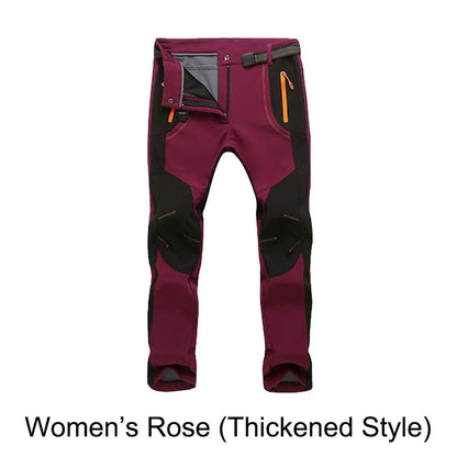 🔥48% off, while stocks last! 🎉 Suitable for men & women 👷‍♂️👷‍♀️Windproof Waterproof Warm Elastic Waist Hiking trousers