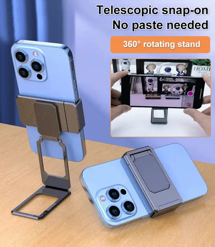 🥳2026 HOT SALE🥳💞50K+ SOLD!✈️🔄Newly upgraded back clip type 360 portable folding bracket