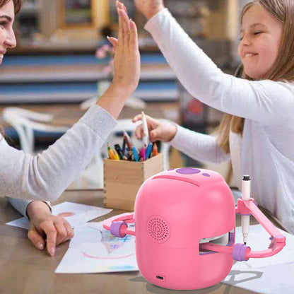 🎄 Christmas Limited Stock - Interactive Drawing Robot for Kids with 100 Cards
