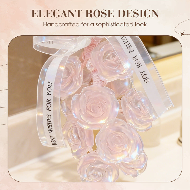 Handmade Crystal Rose Scented Soap 🌹