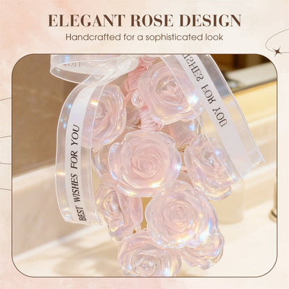 Handmade Crystal Rose Scented Soap 🌹