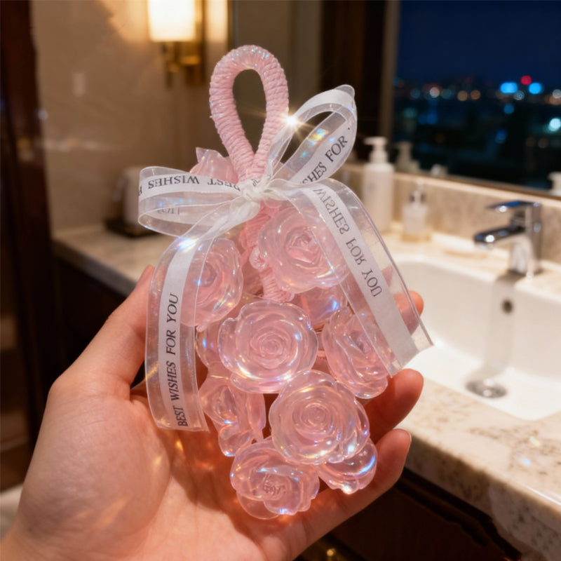 Handmade Crystal Rose Scented Soap 🌹