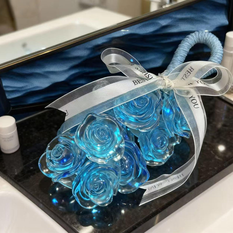 Handmade Crystal Rose Scented Soap 🌹