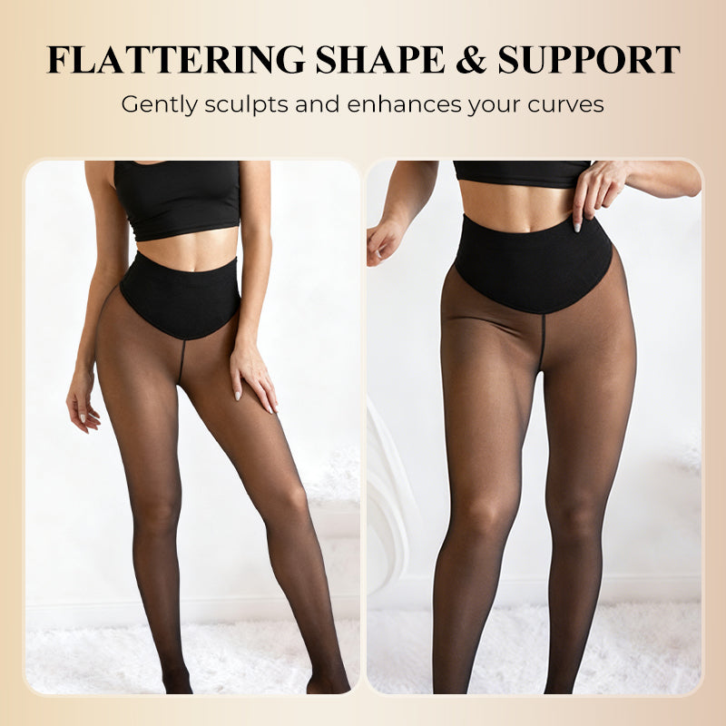 ❄️Hot sale 50% off!!⚡Over 50,000 sold!❄️Fleece leggings with a seam for a beautiful silhouette✨✨Stay warm. Look good. 💕