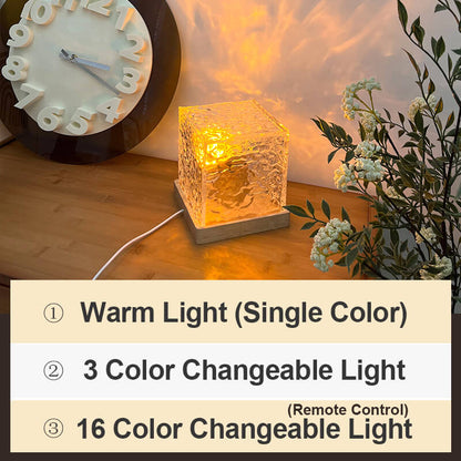 🎁 Exclusive Christmas Gifts 🎄 Rotating Wave Projector - Dynamic Ocean Effect, 16 Changing Colors, Perfect for Baby Care and Nursery Decoration 🌙🚤💫