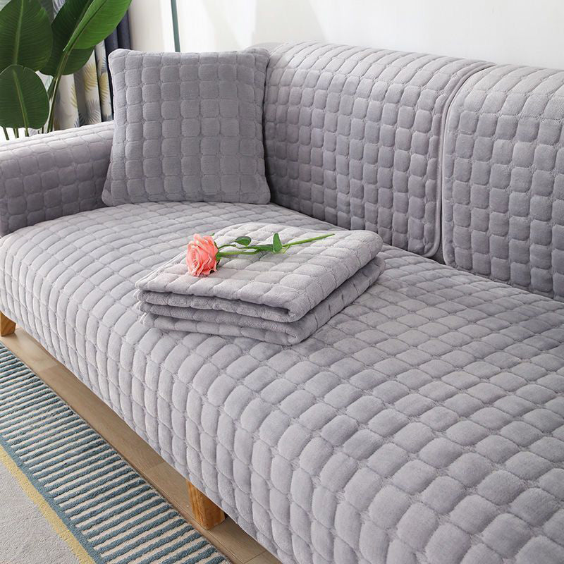 Non-Slip, Extra-Thick Suede Sofa Cover 🛋️