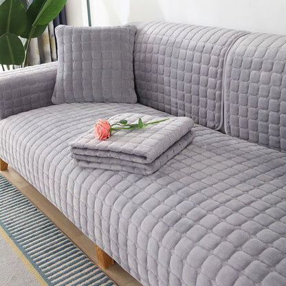 Non-Slip, Extra-Thick Suede Sofa Cover 🛋️