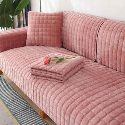 Non-Slip, Extra-Thick Suede Sofa Cover 🛋️