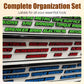 Custom Premium Magnetic Toolbox Labels for Tool Organization - 23 Pack of High Quality 3D Printed Personalized Magnets