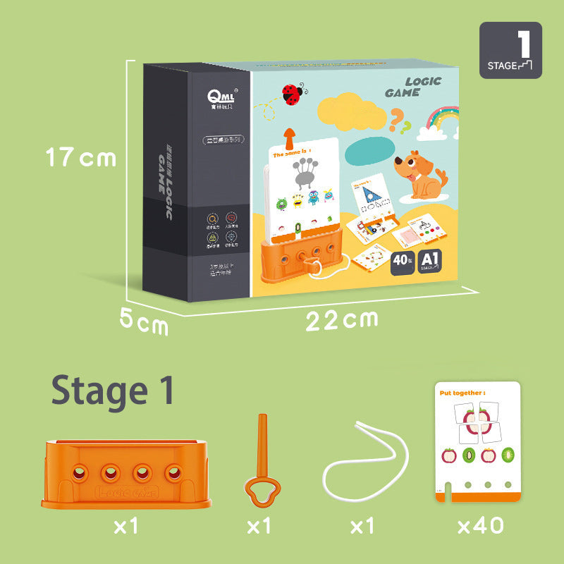 🎁🎄Xmas Sale 50% Off✨【Children's Logic Key Toy Set】✨ - Educational Montessori Lock & Key Game for Ages 2-6!👼