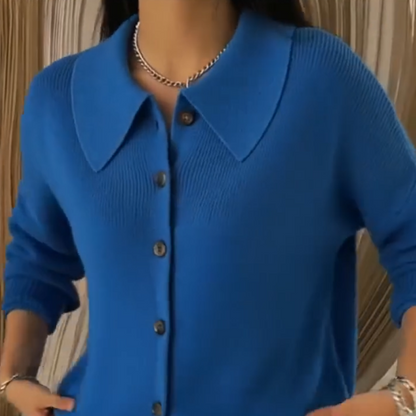🎄Christmas Sale 49% OFF💖Cozy Ribbed Lapel Knit Cardigan🧥