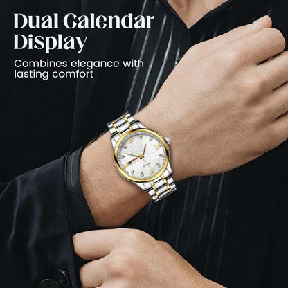 🔥Men's Two-Tone Waterproof Luminous Watch