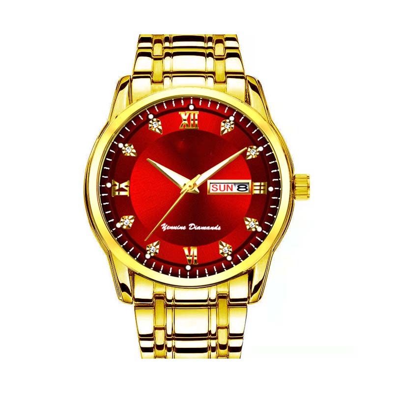 🔥Men's Two-Tone Waterproof Luminous Watch