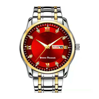🔥Men's Two-Tone Waterproof Luminous Watch