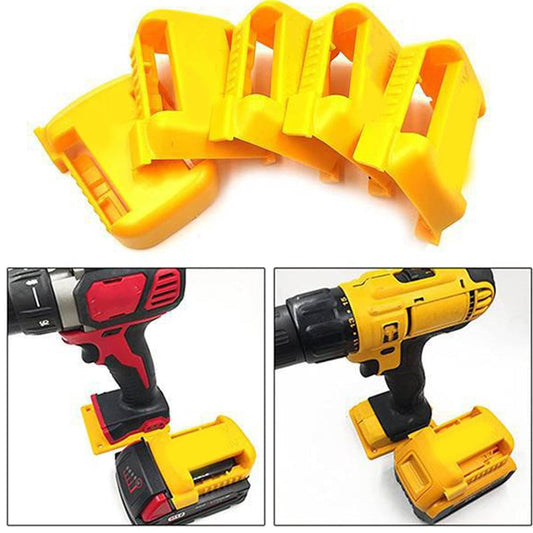 5Packs Tool Holders for DeWalt 14.4V/18V/20V & Milwaukee M1818V lithium batteries tool mounting base electric drill