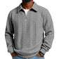 🔥Men's Casual Half-Zip Cable-Knit Sweater