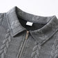 🔥Men's Casual Half-Zip Cable-Knit Sweater