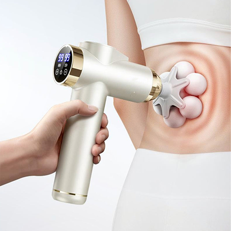 💆‍♂️ 60% OFF NOW! 🔥 Smart Deep Tissue Massage Gun - Multi-Head & Quiet, Perfect for Muscle Recovery and Relaxation ✨