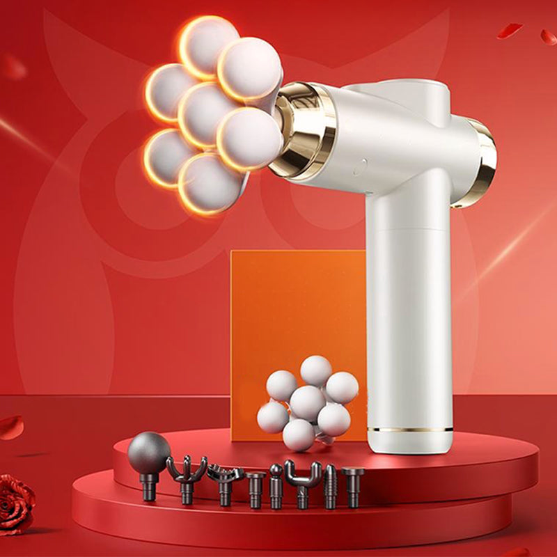 💆‍♂️ 60% OFF NOW! 🔥 Smart Deep Tissue Massage Gun - Multi-Head & Quiet, Perfect for Muscle Recovery and Relaxation ✨