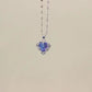 💕Colourful Ocean Heart Pendant Titanium Necklace