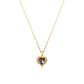 💕Colourful Ocean Heart Pendant Titanium Necklace