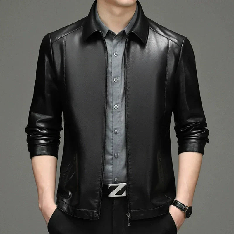 🔥HOT SALE🔥Men's Casual PU Leather Jacket