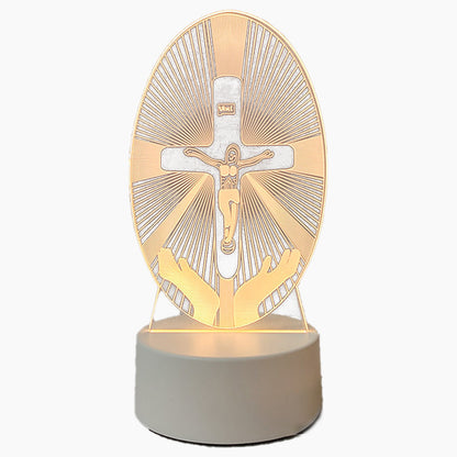 🎄Christmas Sale 48% OFF🔥Jesus 3D Night Lamp & Religious Gifts