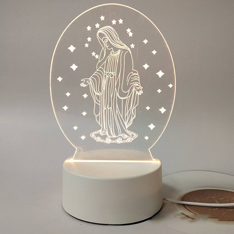 🎄Christmas Sale 48% OFF🔥Jesus 3D Night Lamp & Religious Gifts