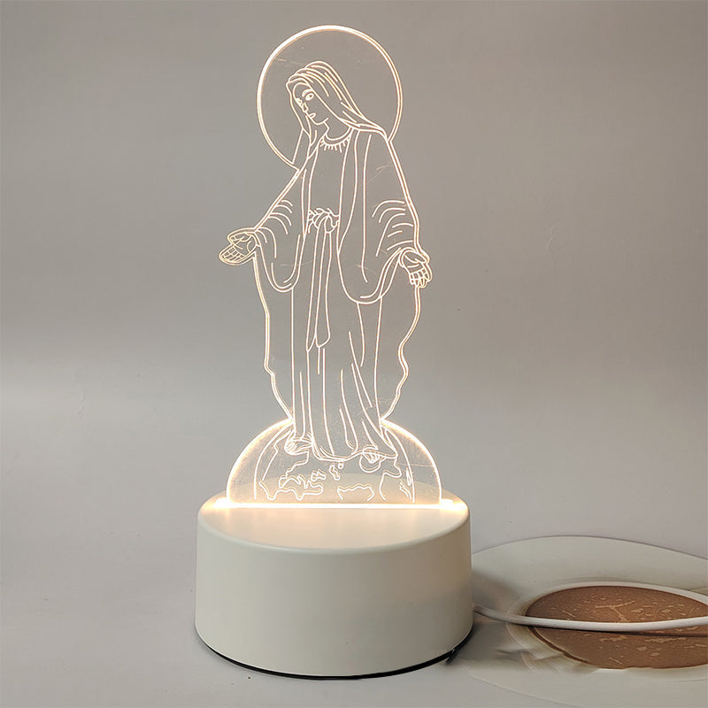 🎄Christmas Sale 48% OFF🔥Jesus 3D Night Lamp & Religious Gifts