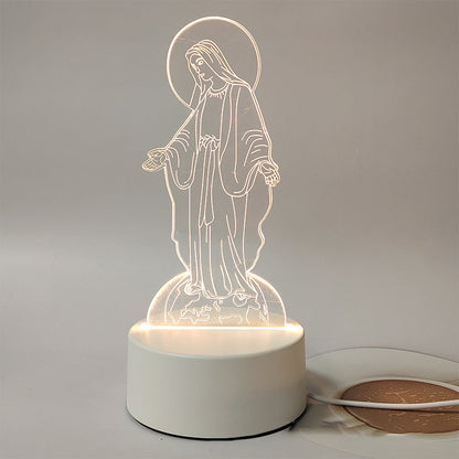 🎄Christmas Sale 48% OFF🔥Jesus 3D Night Lamp & Religious Gifts