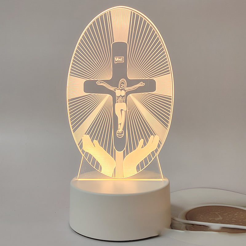 🎄Christmas Sale 48% OFF🔥Jesus 3D Night Lamp & Religious Gifts