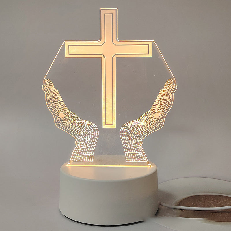 🎄Christmas Sale 48% OFF🔥Jesus 3D Night Lamp & Religious Gifts