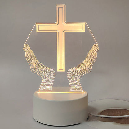 🎄Christmas Sale 48% OFF🔥Jesus 3D Night Lamp & Religious Gifts