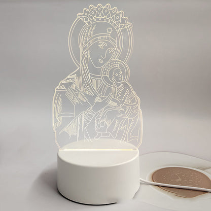 🎄Christmas Sale 48% OFF🔥Jesus 3D Night Lamp & Religious Gifts