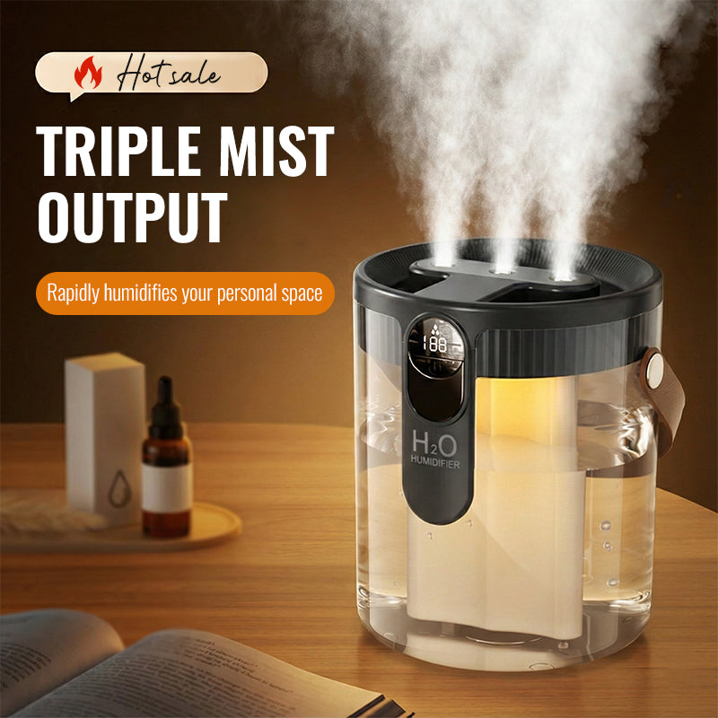 ✨🎅Last-Minute Christmas Offers 🎄⏰Portable Cordless Humidifier with Night Light