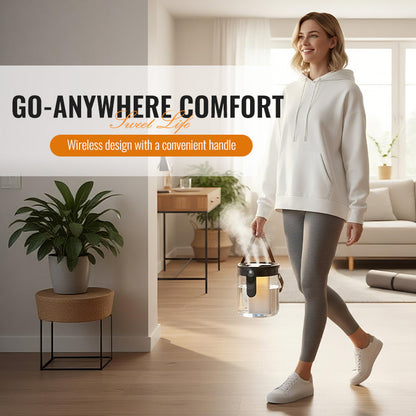 ✨🎅Last-Minute Christmas Offers 🎄⏰Portable Cordless Humidifier with Night Light